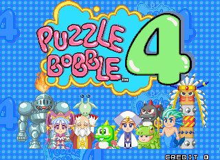 Puzzle Bobble 4 (Ver 2.04O 1997+12+19) Title Screen